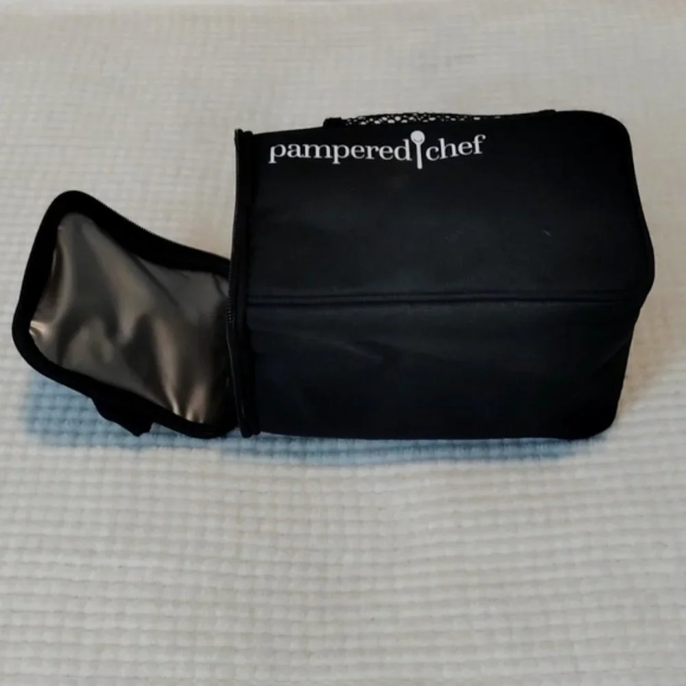 Pampered Chef Insulated Bag ONLY for Make and Take Salad Mason Jar #0056
